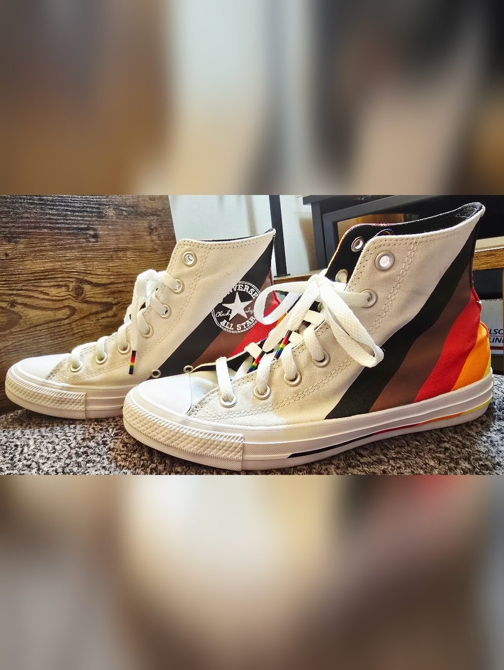 Converse Chuck Taylor All Star Pride High Tops – “More Color, More Pride”Edition - Picture 9 of 10